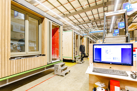 Productiefoto studio Kennispark in fabriek De Groot Vroomshoop